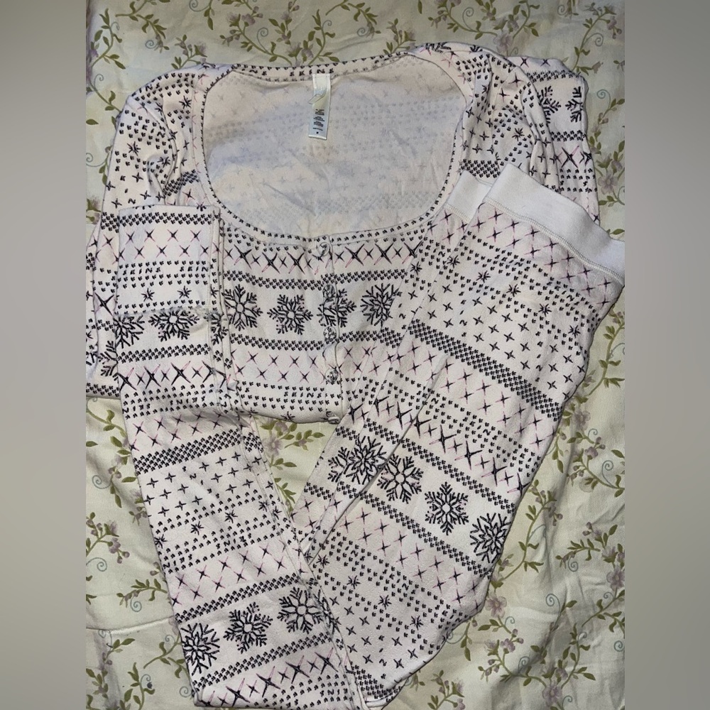 Skims Holiday PJ set